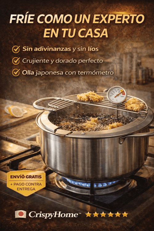 Olla Tempura Freidora  Japonesa CrispyHome™ + ENVIO GRATIS 🎁