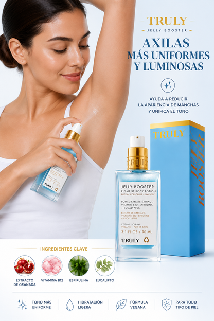 Truly Beauty Jelly Booster – Suero Corporal para Manchas y Tono Uniforme 90 ml