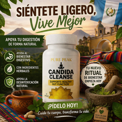🌿💛Candida Cleanse Apoya tu bienestar y siéntete mejor cada día - Q150! + ENVÍO GRATIS