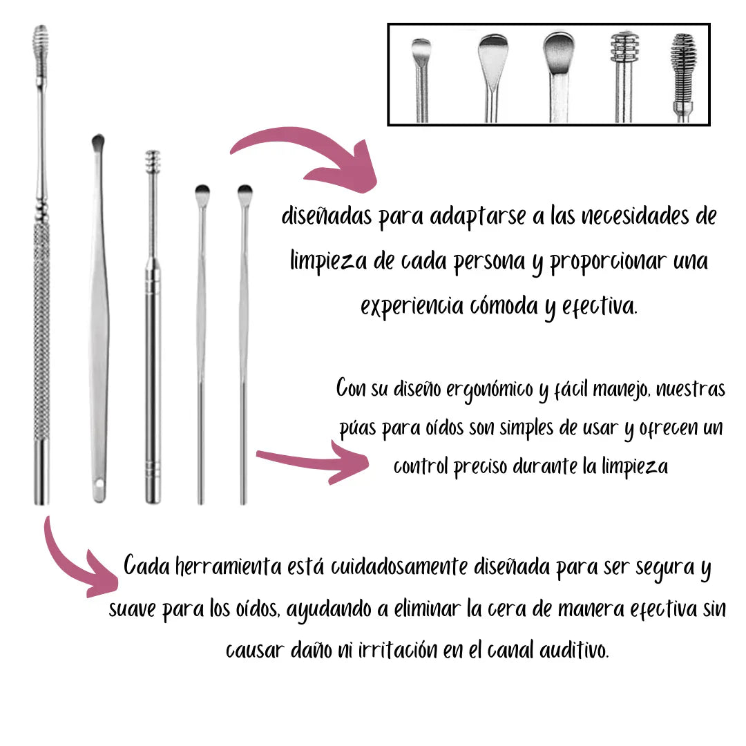 Kit Limpia Oidos 👂La alternativa ecológica a los hisopos 👂 + ENVIO GRATIS 🎁