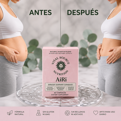 "AiRi™ Debloat — Abdomen Plano en 9 Días"